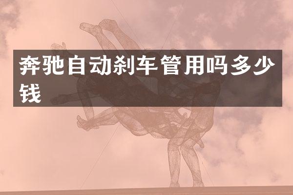 奔驰自动刹车管用吗多少钱