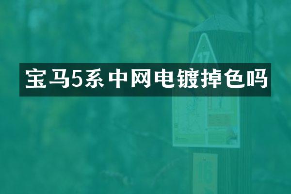 宝马5系中网电镀掉色吗