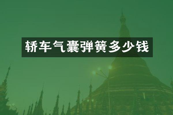 轿车气囊弹簧多少钱