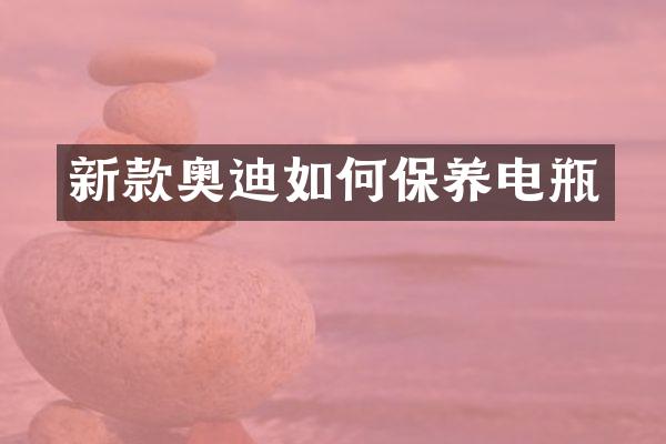 新款奥迪如何保养电瓶