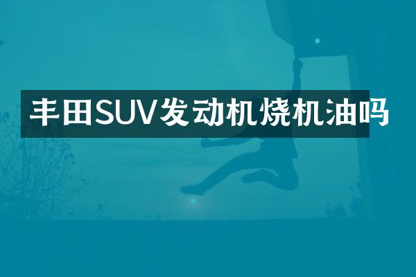 丰田SUV发动机烧机油吗