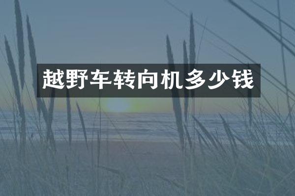 越野车转向机多少钱