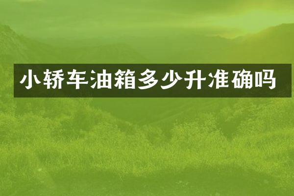 小轿车油箱多少升准确吗