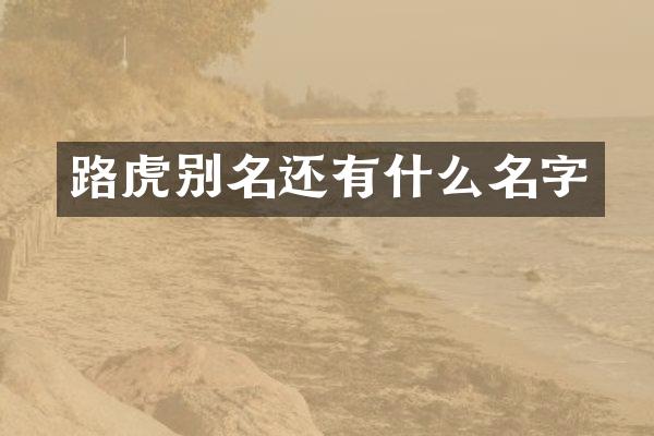 路虎别名还有什么名字