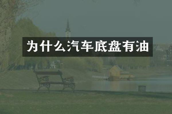 为什么汽车底盘有油