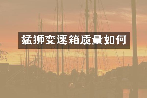猛狮变速箱质量如何