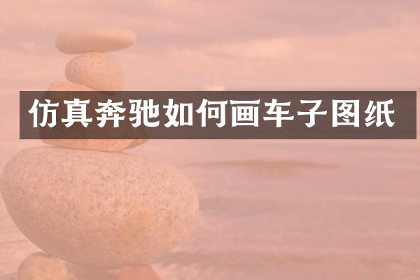 仿真奔驰如何画车子图纸