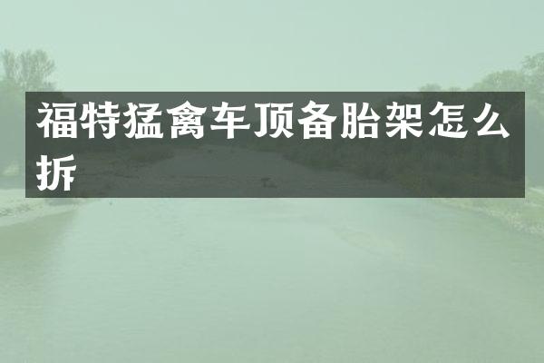 福特猛禽车顶备胎架怎么拆