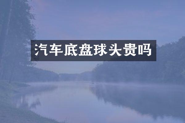 汽车底盘球头贵吗