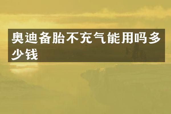 奥迪备胎不充气能用吗多少钱