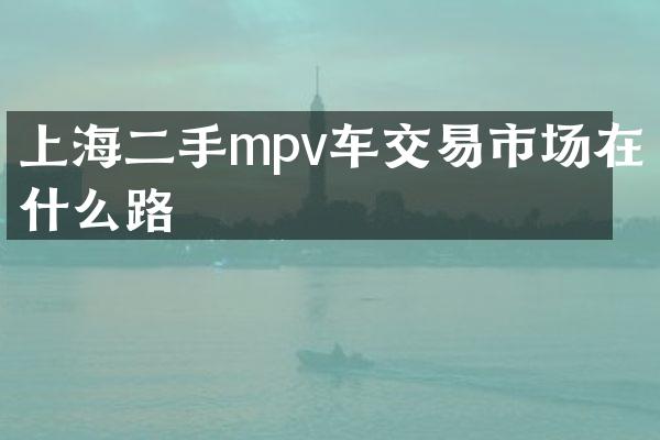 上海二手mpv车交易市场在什么路