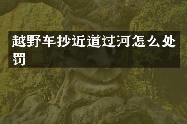 越野车抄近道过河怎么处罚