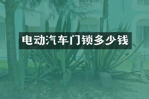 电动汽车门锁多少钱
