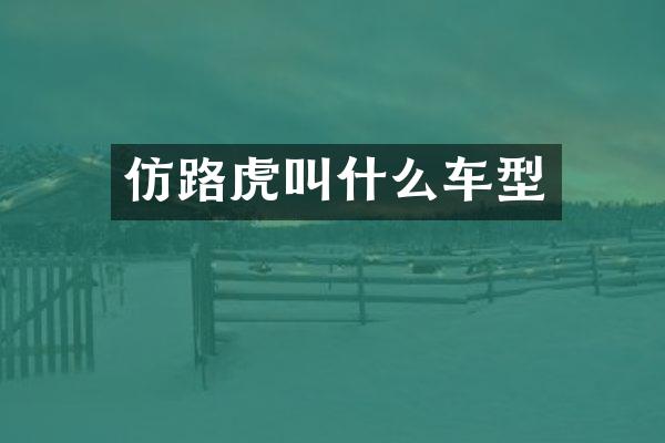 仿路虎叫什么车型