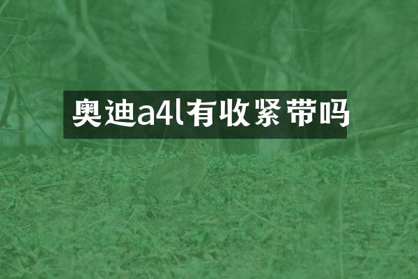 奥迪a4l有收紧带吗