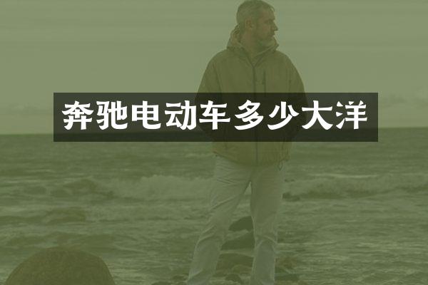 奔驰电动车多少大洋