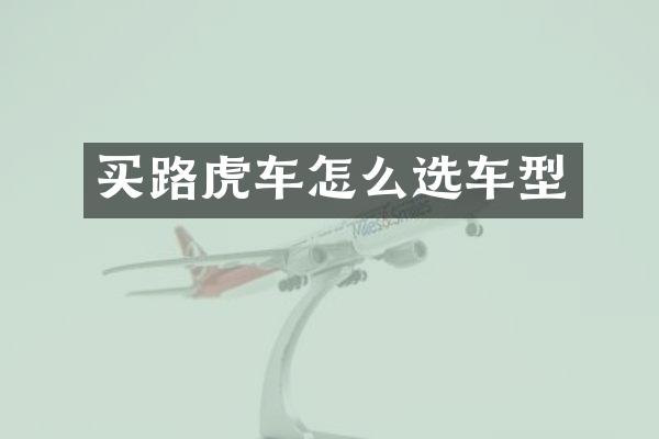 买路虎车怎么选车型
