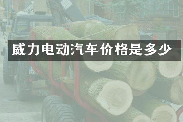 威力电动汽车价格是多少