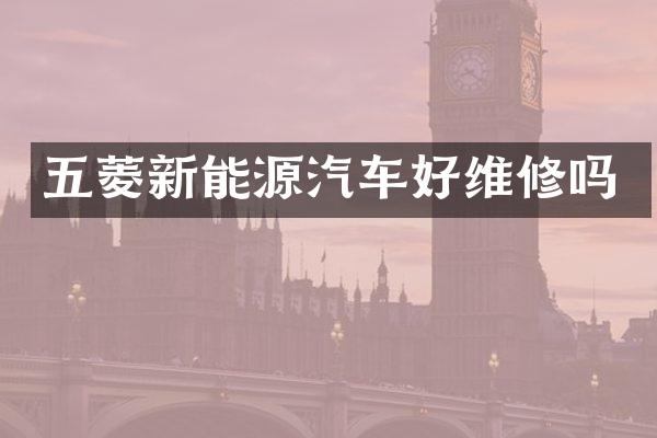 五菱新能源汽车好维修吗