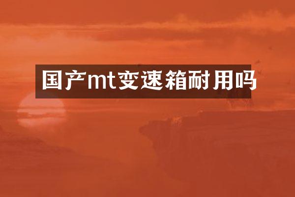 国产mt变速箱耐用吗