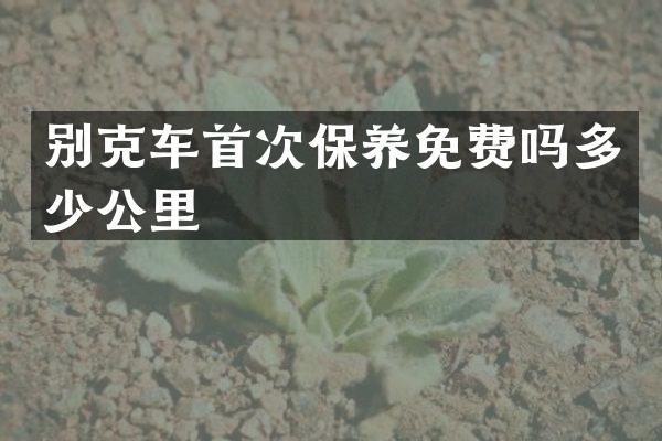 别克车首次保养免费吗多少公里