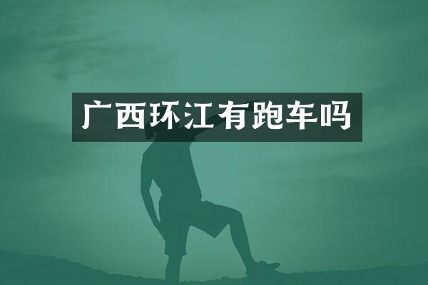 广西环江有跑车吗
