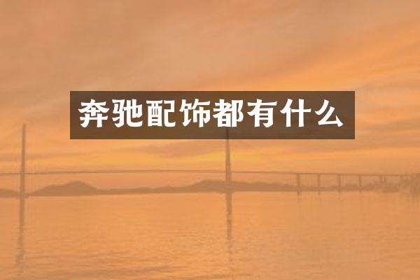 奔驰配饰都有什么