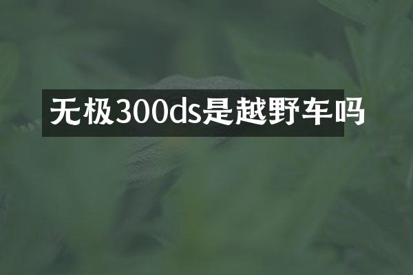 无极300ds是越野车吗