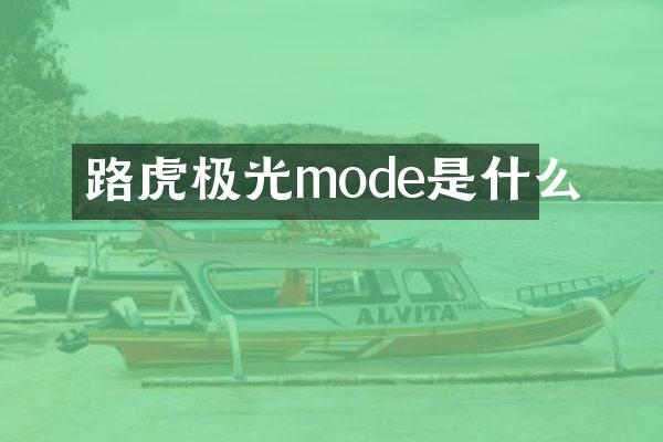 路虎极光mode是什么