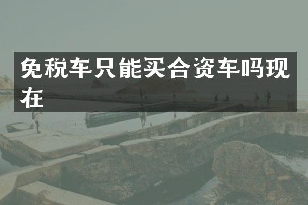 免税车只能买合资车吗现在