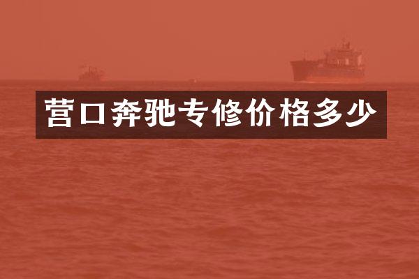 营口奔驰专修价格多少