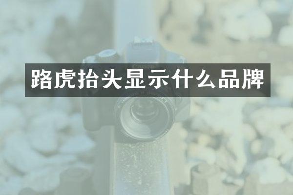 路虎抬头显示什么品牌