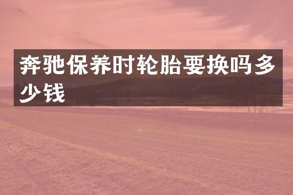 奔驰保养时轮胎要换吗多少钱