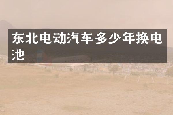 东北电动汽车多少年换电池