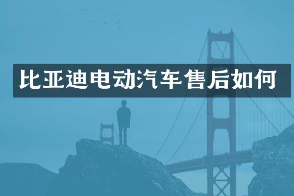 比亚迪电动汽车售后如何