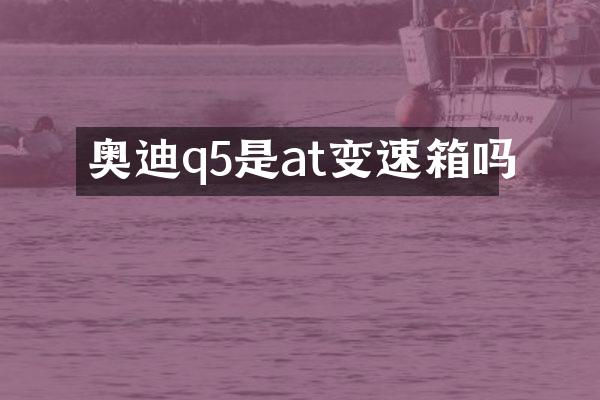 奥迪q5是at变速箱吗