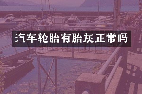 汽车轮胎有胎灰正常吗