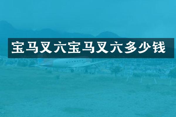 宝马叉六宝马叉六多少钱