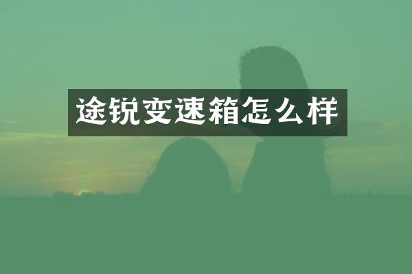 途锐变速箱怎么样