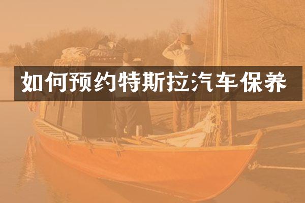 如何预约特斯拉汽车保养