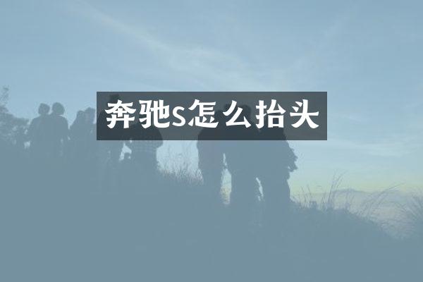 奔驰s怎么抬头