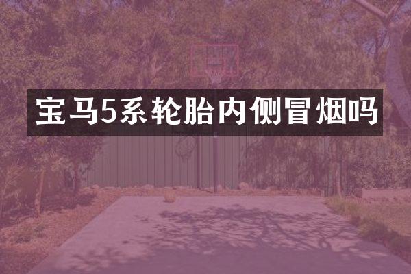 宝马5系轮胎内侧冒烟吗
