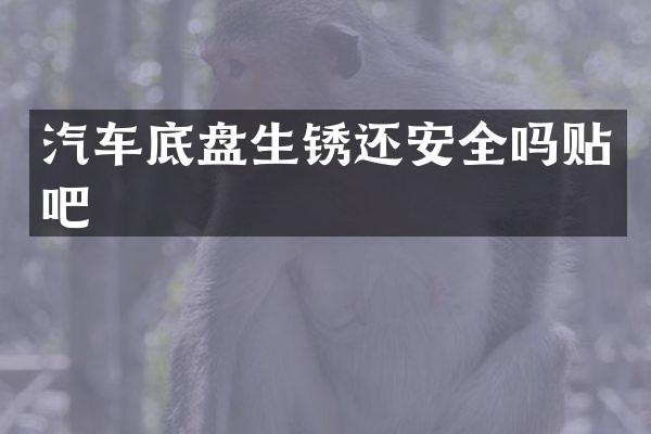 汽车底盘生锈还安全吗贴吧