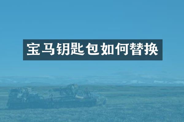 宝马钥匙包如何替换