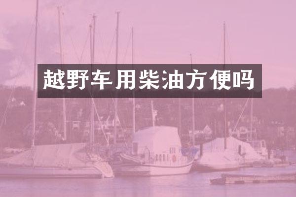 越野车用柴油方便吗