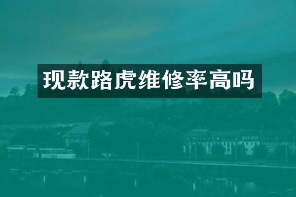 现款路虎维修率高吗