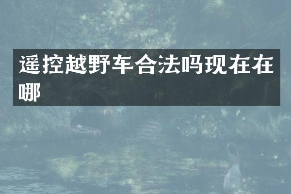 遥控越野车合法吗现在在哪