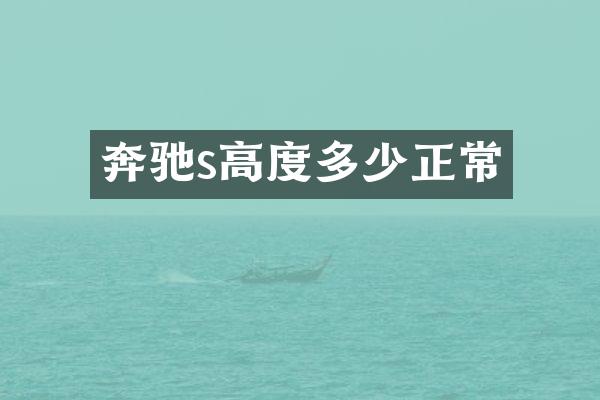 奔驰s高度多少正常