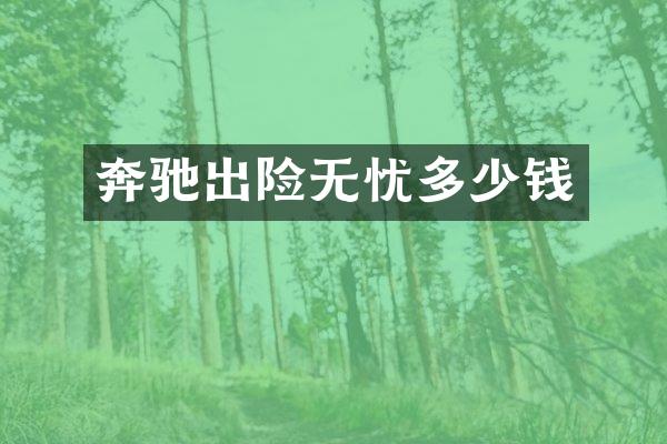 奔驰出险无忧多少钱