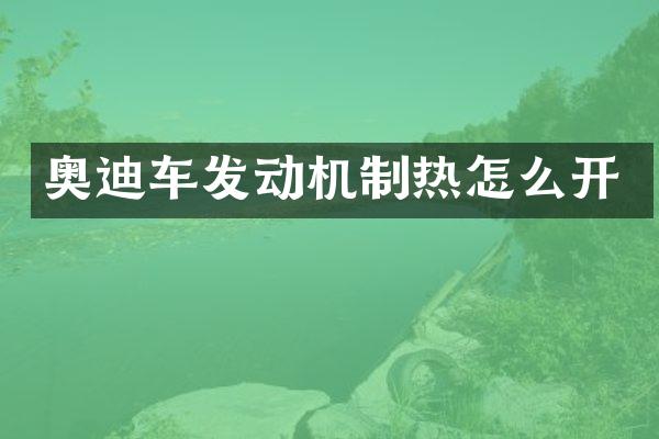 奥迪车发动机制热怎么开